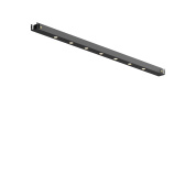 трековый модульный светильник продолговатого типа черного цвета