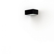 уличный настенный светильник прямоугольной формы чёрного оттенка