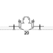 профильный набор для фиксации трековой системы