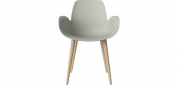 Seed chair with armrest & wooden legs Bolia кресло