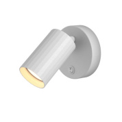 бра с регулируемым спотом белого цвета, направленный свет, настенное крепление, IP20