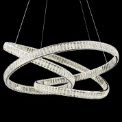 подвесной светильник с переплетающимися световыми контурами