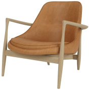 71161-004590 Audo Copenhagen Elizabeth Кресло, натуральный дуб / кожа Dunes Cognac