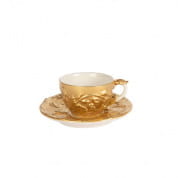 Taormina gold coffee cup & saucer чашка, Villari