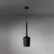 подвесной светильник черный цилиндрический