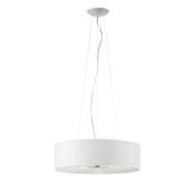 SPSKI100E27BCBC Axolight Skin 100 SP Chandelier with eco кожаный абажур белый