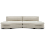 диван модульный в скандинавском стиле с мягкими округлыми подлокотниками