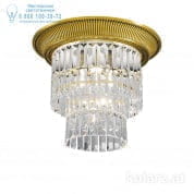 Kolarz MILORD CRYSTAL 0346.14S.3 потолочный светильник золото 24 карата ø40cm высота 36cm 1+3 лампы e27+e14