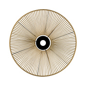 подвесной светильник с абажуром песочный, плотный материал