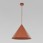 подвесной светильник с широким коническим металлическим плафоном