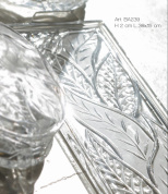 мыльница из прозрачного рельефного стекла