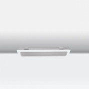 встраиваемый потолочный спот из гипса белый прямоугольный