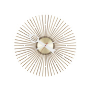 20126301 Popsicle Vitra Настенные часы из орехового дерева с круглыми спицами
