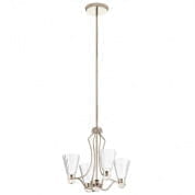 Kayva20.25" LED 9 Light Chandelier Polished Nickel люстра 44353PNLED Kichler