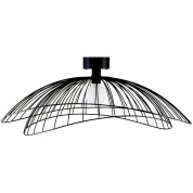 потолочный светильник с решётчатым металлическим абажуром