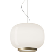 подвесной светильник с округлым матовым плафоном белого цвета