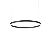 304380 Ideal Lux ORACLE SLIM SP D050 ROUND 4000K ON-OFF BK подвесной светильник черный