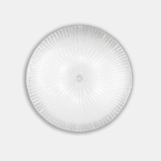 настенно-потолочный светильник с круглым стеклянным рассеивателем