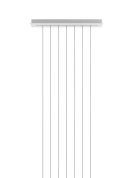 линейное основание для коротких подвесов белого цвета