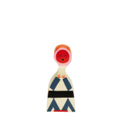 21502718 Wooden Doll Vitra Деревянная фигурка с красной головой и тёмным туловищем