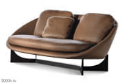 Lido 2-местный кожаный диван Minotti