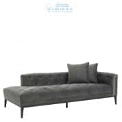 111398 Lounge Sofa Cesare left granite grey Eichholtz