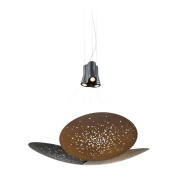 подвесной светильник с цилиндрическим корпусом из стекла IP40