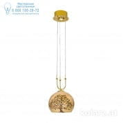 Kolarz LUNA 0392.31+1M.3.Al.Mu подвесной светильник золото 24 карата ø30cm высота 200cm мин. высота 60cm 1+1 лампа e27+gu10