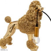 54552 Настольная лампа Animal Poodle Gold 32см Kare Design