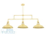 TEXAS Латунный потолочный светильник Mullan Lighting MLF283ANTBRS