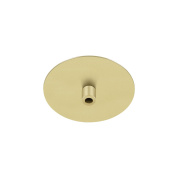 встраиваемое потолочное основание для подвесного светильника золотого цвета