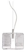 подвесной светильник с прозрачным прямоугольным плафоном