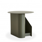 Sentrum side table Dusty green Woud, стол