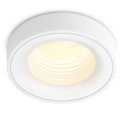 встраиваемый круглый потолочный светильник с глубоким утопленным источником света