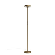 Rotaliana Sol F1 PT LED торшер минималистичный матовый белый; тёмная бронза 1SOF100248EL1