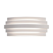 настенный светильник с многослойным корпусом белый