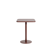 M0742624 La Petite Friture WEEK-END Круглый стол кафе садовый металлический бордовый