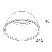 19810 0180 Delta Light ACCESSORIES SPY 52 РЕФЛЕКТОР 20°