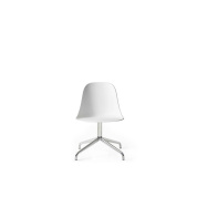 71106-002763 Audo Copenhagen Harbour Chair Вращающееся кресло Harbour, белое/алюминиевое