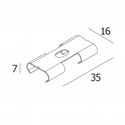 FTL35 - FIXATION SET / CORNER 180° Delta Light ILP