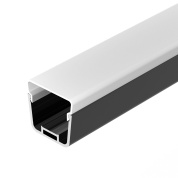 055072 Arlight Профиль с экраном LINE-D-3734-2000 TETRA BLACK+OPAL