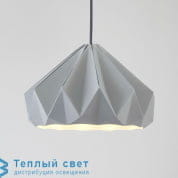 CHESTNUT подвесной светильник Studio Snowpuppe Каштан серый + белый шнур