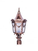 Royal Weathered Copper Small Gate Light уличный светильник FOS Lighting Maharaja-Frost-S-18-GL1