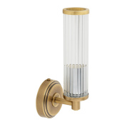 настенное бра с вытянутым стеклянным плафоном