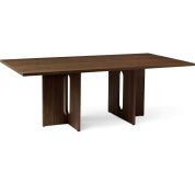 71151-002056 Audo Copenhagen Androgyne Обеденный стол прямоугольный, темный дуб, 210x100 см