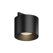 трековый прожектор черного цвета цилиндрической формы