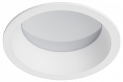 встраиваемый потолочный светильник с утопленным рассеивателем белый