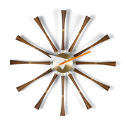 21501103 Spindle Vitra Часы настенные круглые с деревянными лучами