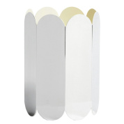 ваза декоративная цилиндрическая с зеркальной поверхностью