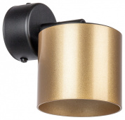 спот настенный золотистый цилиндрический